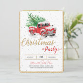 Einladungen zu Weihnachten (Stehend Vorderseite)