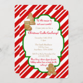 Einladungen zu Weihnachts-Cookie (Vorne/Hinten)