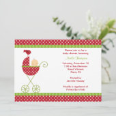 Einladungen zu Weihnachts-Kinderdusche (Stehend Vorderseite)