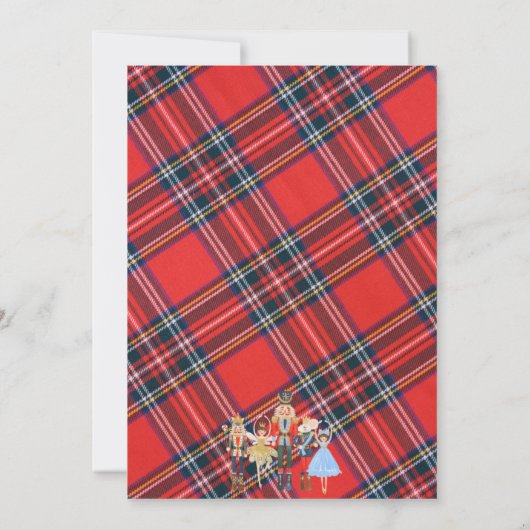 Einladungen zu Weihnachts-Nutcracker (Rückseite)