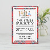 Einladungen zu Weihnachts-Nutcracker (Stehend Vorderseite)