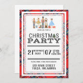 Einladungen zu Weihnachts-Nutcracker (Vorne/Hinten)