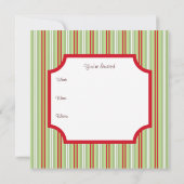 Einladungen zu Weihnachtsbäumen (Rückseite)