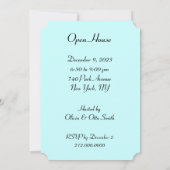 Einladungen zu Weihnachtsfeiertagen (Rückseite)