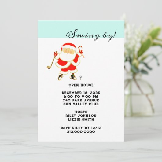 Einladungen zu Weihnachtsfeiertagen (Stehend Vorderseite)