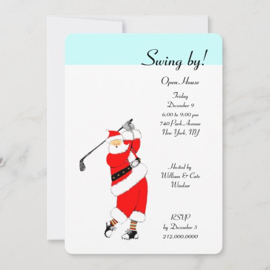 Einladungen zu Weihnachtsfeiertagen (Vorderseite)