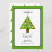 Einladungen zu Weihnachtsgebäck (Vorne/Hinten)