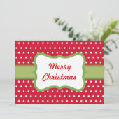 Einladungen zu Weihnachtskeksen (Stehend Vorderseite)