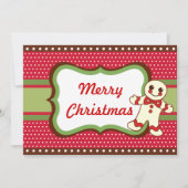 Einladungen zu Weihnachtskeksen (Vorderseite)