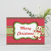 Einladungen zu Weihnachtskeksen (Stehend Vorderseite)