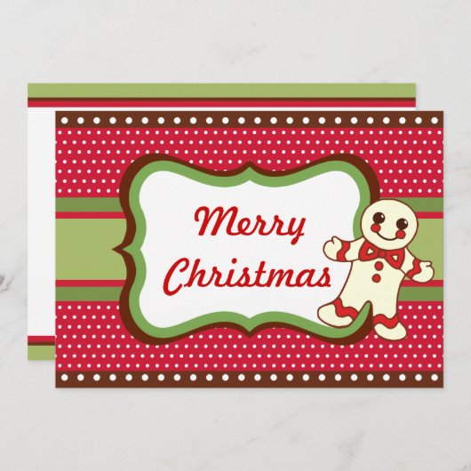 Einladungen zu Weihnachtskeksen (Vorne/Hinten)