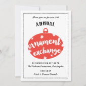 Einladungen zu Weihnachtsschmuck (Vorderseite)