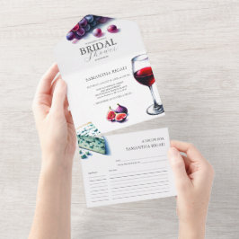 Einladungen zu Wein Bridal