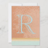 Einladungen zu Whimsical Vintag Bird Cage Wedding (Rückseite)