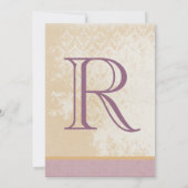 Einladungen zu Whimsical Vintag Bird Cage Wedding (Rückseite)