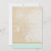 Einladungen zu Whimsical Vintag Bird Cage Wedding (Rückseite)