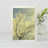 Einladungen zu Winterhochzeiten (Stehend Vorderseite)