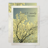 Einladungen zu Winterhochzeiten (Vorne/Hinten)