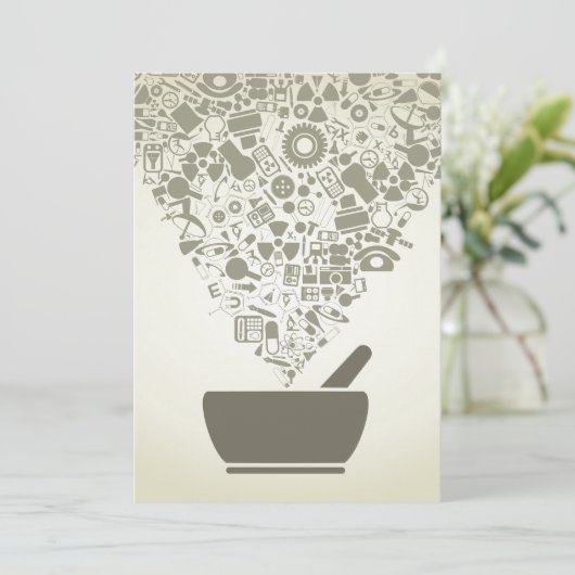 Einladungen zu wissenschaftlichen Objekten (Stehend Vorderseite)