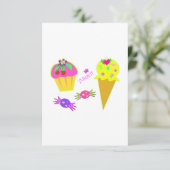 Einladungen zu Yummy Ice (Stehend Vorderseite)