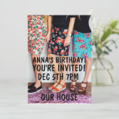 EINLADUNGEN ZU ZEHN MÄDCHEN (Stehend Vorderseite)