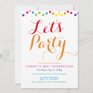 Einladungen zu zwanglosen Treffen in Regenbogenfar