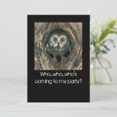 Einladungen "Zuhause in einem Loch" (Stehend Vorderseite)