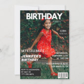 Einladungen zum 12. Geburtstag für ihre Zeitschrif (Vorderseite)