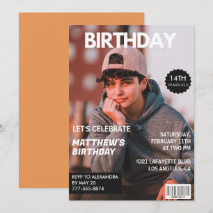 Einladungen zum 14. Geburtstag für ihn Zeitschrift