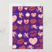 Einladungen zum 14. Geburtstag Moderne Niedliche H (Rückseite)