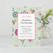 Einladungen zum 1. Bienentag Rosa Hummel (Stehend Vorderseite)