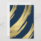 Einladungen zum 1. Geburtstag Geburtstagskind Navy (Rückseite)