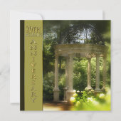 Einladungen zum 20. Hochzeitstag - Gazebo (Vorderseite)