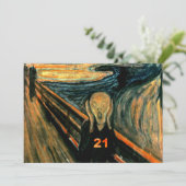 Einladungen zum 21. Geburtstag (Stehend Vorderseite)