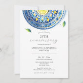 Einladungen zum 25. Hochzeitstag (Vorderseite)