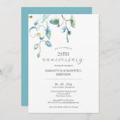 Einladungen zum 25. Hochzeitstag (Vorne/Hinten)