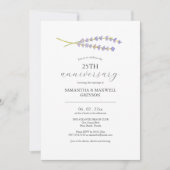 Einladungen zum 25. Hochzeitstag (Vorderseite)