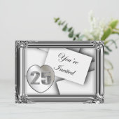 Einladungen zum 25. Jahrestag (Stehend Vorderseite)