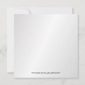 Einladungen zum 25. Silver Jubiläum mit 2 Fotos (Rückseite)