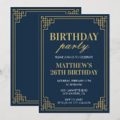 Einladungen zum 26. Geburtstag Geburtstagsparty (Vorne/Hinten)