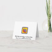 Einladungen zum 2. Geburtstag (Rückseite)