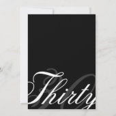Einladungen zum 30. Geburtstag (Rückseite)