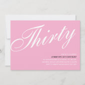 Einladungen zum 30. Geburtstag (Vorderseite)