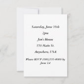 Einladungen zum 30. Geburtstag (Rückseite)