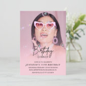 Einladungen zum 35. Geburtstag Geburtstag Abendess (Stehend Vorderseite)