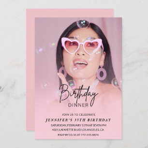 Einladungen zum 35. Geburtstag Geburtstag Abendess