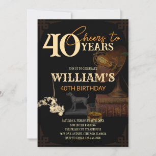 Einladungen zum 40. Geburtstag für Männer - Whisky