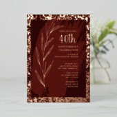 Einladungen zum 40. Hochzeitstag Einzigartige Kuns (Stehend vorne)