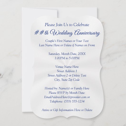 Einladungen zum 45. oder 65. Hochzeitstag, (Rückseite)