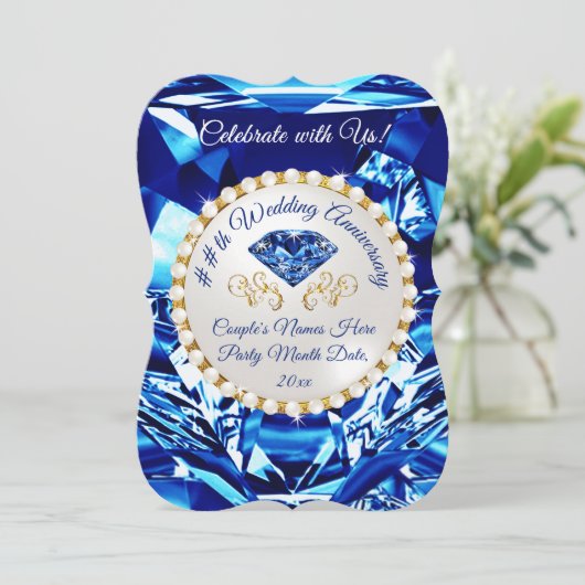 Einladungen zum 45. oder 65. Hochzeitstag, (Stehend Vorderseite)